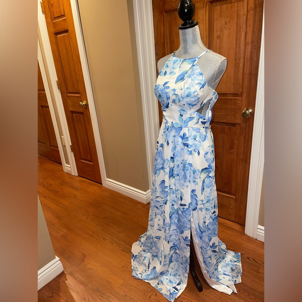 Morgan & Co Full Length Foral Dress